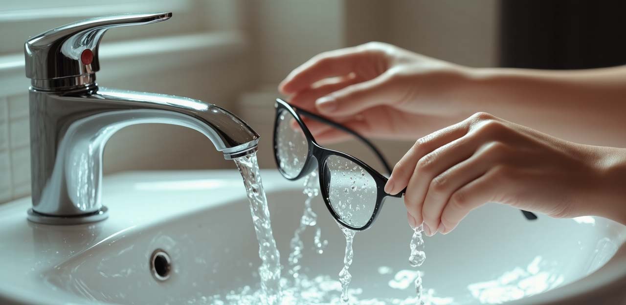 تمیز کردن عینک طبی و آفتابی